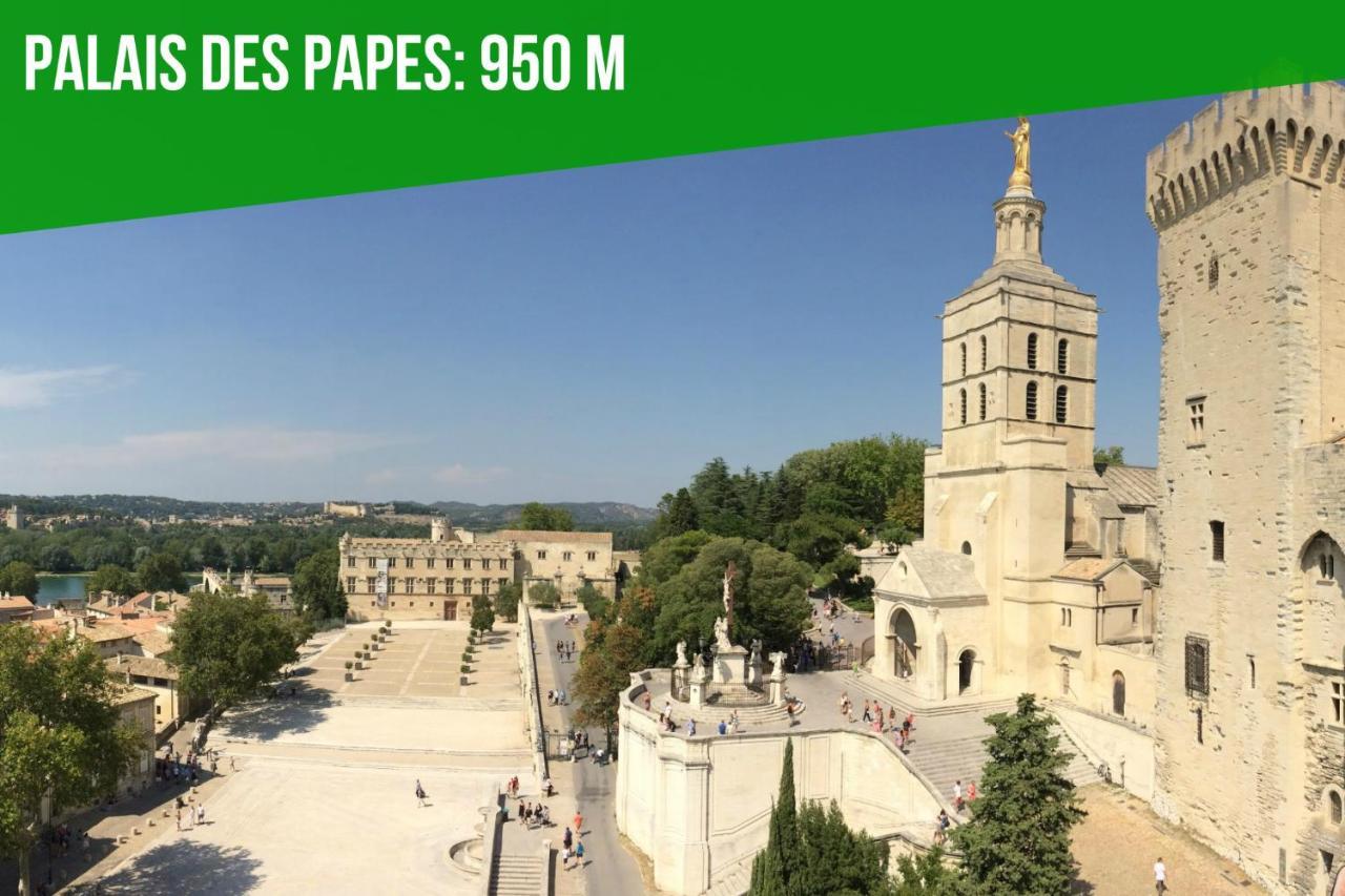 Au Coeur Des Platanes - Parking Gratuit Sous-Terrain - Clim - Balcon Apartment Avignon Exterior foto