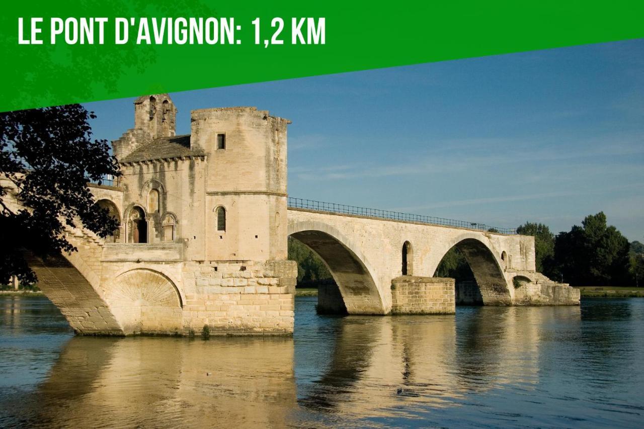 Au Coeur Des Platanes - Parking Gratuit Sous-Terrain - Clim - Balcon Apartment Avignon Exterior foto